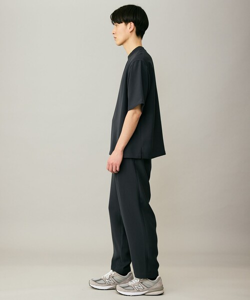 UNFILO(アンフィーロ)の「【接触冷感/セットアップ対応】ダブルクロス クルーTEE(Tシャツ/カットソー・メンズ・ブラック系/サックスブルー系/ネイビー系・SMALL/MEDIUM/LARGE/X-LARGE)」の20枚目の写真