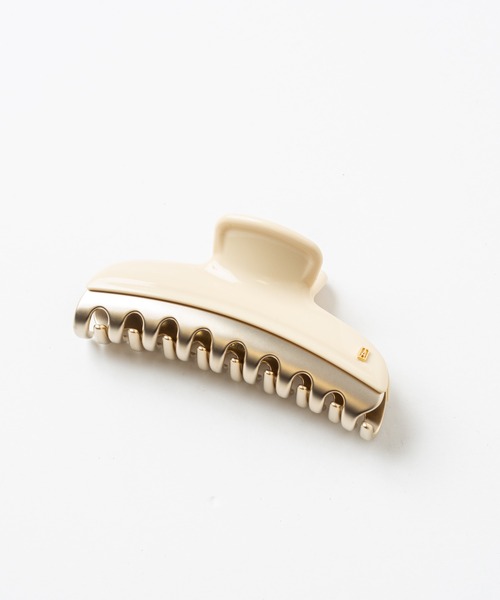 ALEXANDRE DE PARIS(アレクサンドルドゥパリ)の「【ALEXANDRE DE PARIS】ヘアクリップ ヘアアクセサリー 髪留め TIMELESS VENDOME L 10.5x5(バレッタ/ヘアクリップ・レディース・ブラック×ゴールド/ブラック×シルバー/アイボリー/ベージュ・FREE)」の2枚目の写真