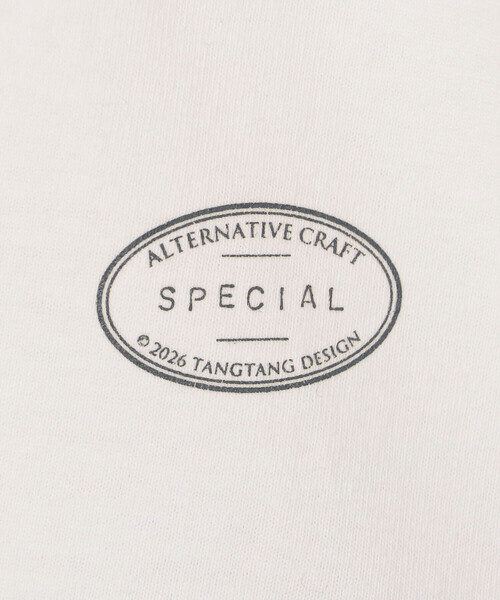 TANGTANG（タンタン）の「TANGTANG | 半袖Tシャツ GASATANG iftySURROUNDDULL.. MEN（Tシャツ/カットソー・メンズ・ホワイト・M/L/XL）」の7枚目の写真