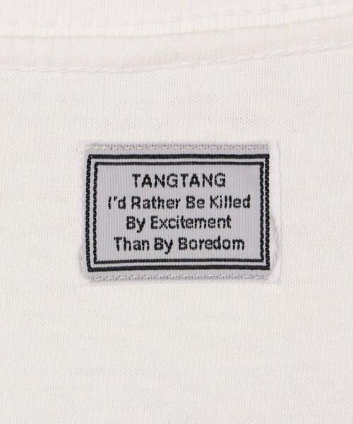 TANGTANG（タンタン）の「TANGTANG | 半袖Tシャツ GASATANG iftySURROUNDDULL.. MEN（Tシャツ/カットソー・メンズ・ホワイト・M/L/XL）」の10枚目の写真