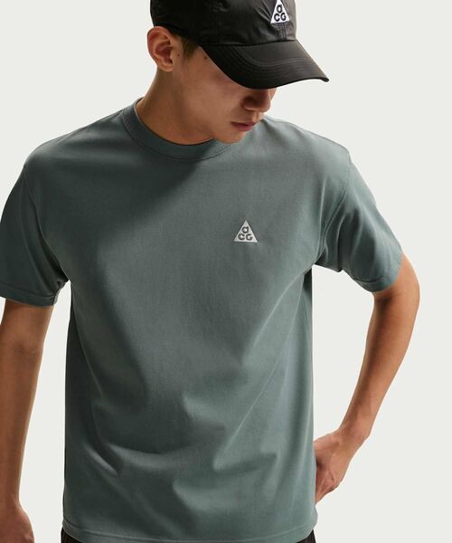 ACG(エィシージー)の「ナイキ ACG ショートスリーブ Tシャツ / Nike ACG Short-Sleeve T-Shirt DC5357-382 Mineral Slate(Tシャツ/カットソー・メンズ・グレー系その他2・M/L/S/XL/2XL)」の8枚目の写真