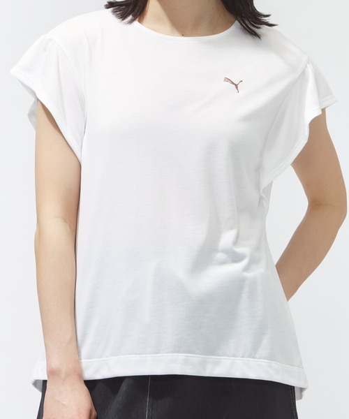 PUMA（プーマ）の「プーマ PUMA SS Tシャツ（Tシャツ/カットソー・レディース・ブラック/ホワイト/ラベンダー・M/L/XL）」の2枚目の写真