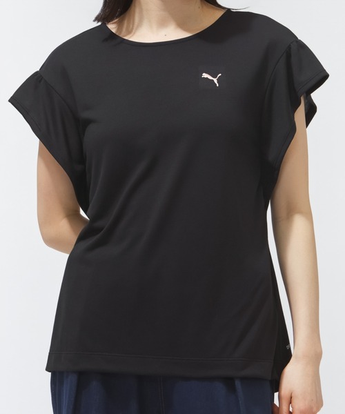 PUMA（プーマ）の「プーマ PUMA SS Tシャツ（Tシャツ/カットソー・レディース・ブラック/ホワイト/ラベンダー・M/L/XL）」の3枚目の写真