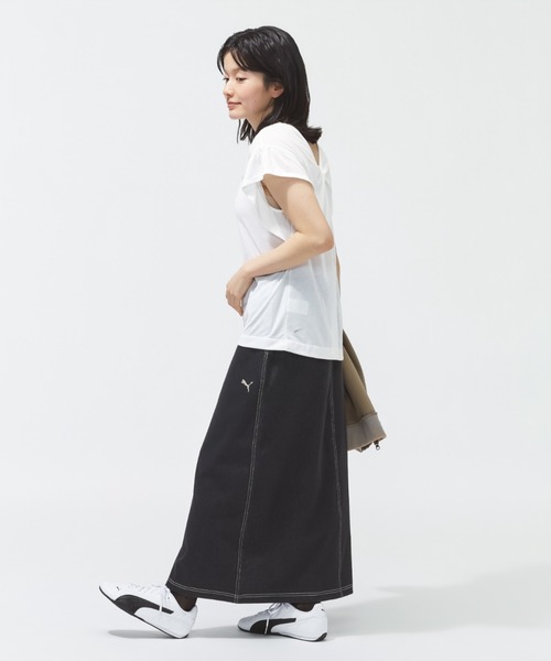 PUMA（プーマ）の「プーマ PUMA SS Tシャツ（Tシャツ/カットソー・レディース・ブラック/ホワイト/ラベンダー・M/L/XL）」の17枚目の写真