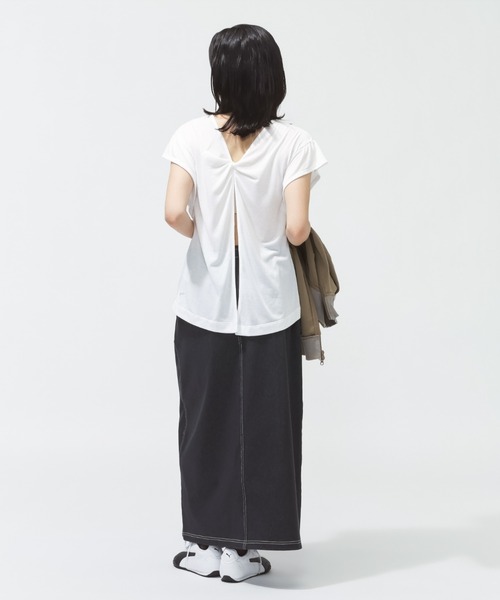 PUMA（プーマ）の「プーマ PUMA SS Tシャツ（Tシャツ/カットソー・レディース・ブラック/ホワイト/ラベンダー・M/L/XL）」の18枚目の写真