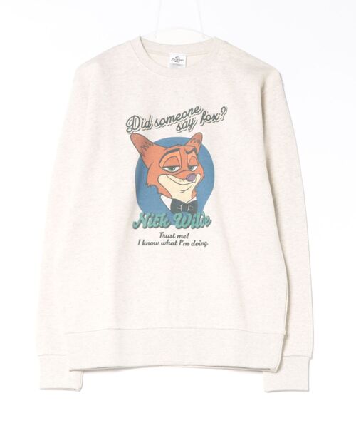 Disney(ディズニー)の「【 Disney 】 タキシード ニック スウェット 26S3(スウェット・レディース・ブラック/ストーン・LARGE/MEDIUM)」の2枚目の写真