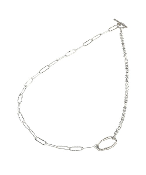 Green Parks(グリーンパークス)の「オーバルチェーンつなぎネックレス(ネックレス・レディース・ゴールド/シルバー・FREE)」の1枚目の写真