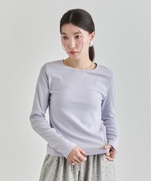 Slim Basic Long Sleeve Top / スリムベーシックロングスリーブトップス