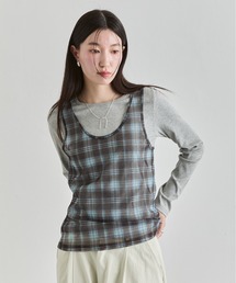 Slim Basic Long Sleeve Top / スリムベーシックロングスリーブトップス
