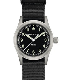 HAMILTON | HAMILTON [ハミルトン] 腕時計 Khaki Field （カーキ フィールド）  クオーツ 33MM ブラック×ブラック(アナログ腕時計)