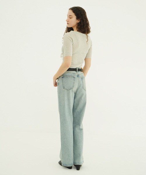 CLANE(クラネ)の「W FACE FRILL KNIT CARDIGAN(カーディガン/ボレロ・レディース・ブラック/アイボリー・2/1)」の20枚目の写真
