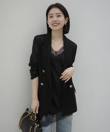 anuans（アニュアンス）の「レーストリムイレヘムキャミソール（キャミソール）」