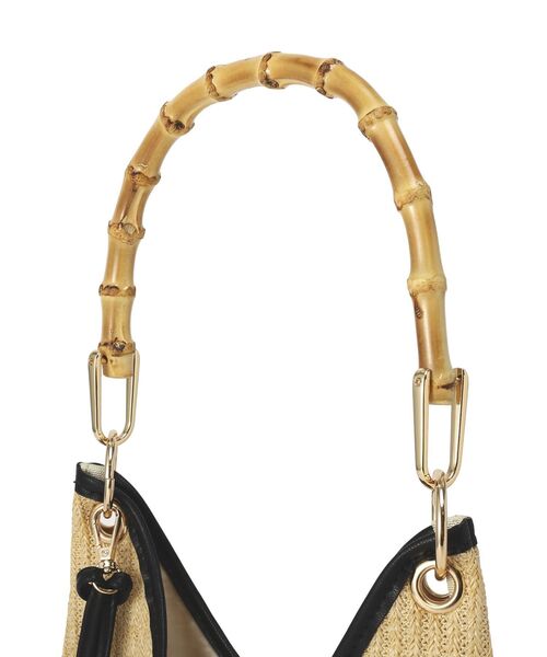 YECCA VECCA（イェッカヴェッカ）の「チャーム付き2wayショルダーバッグ（ショルダーバッグ・レディース・ベージュ/ブラック・FREE）」の19枚目の写真