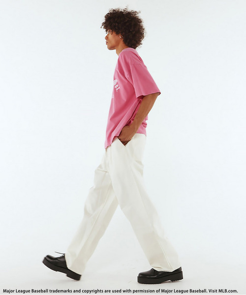 BACK TO THE FIELD（バック トゥー ザ フィールド）の「【MLB】Design Tee（Tシャツ/カットソー・メンズ・ピンク/ネイビー/ブラック・MEDIUM/LARGE/XL）」の11枚目の写真