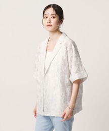 UNITED ARROWS | ラメ カット ジャガード ジャケット ‐ウォッシャブル‐(テーラードジャケット)