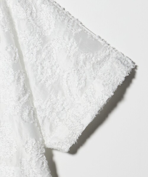 UNITED ARROWS(ユナイテッドアローズ)の「ラメ カット ジャガード ジャケット ‐ウォッシャブル‐(テーラードジャケット・レディース・ホワイト・36/38)」の10枚目の写真
