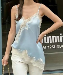 meJane（ミージェーン）の「レースデザイン キャミソールチュニック（チュニック）」