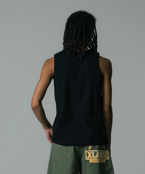 XLARGE(エクストララージ)の「SLANTED OG TANK TOP(タンクトップ・メンズ・ブラック/ホワイト/グリーン/ネイビー・S/M/L/XL)」の9枚目の写真