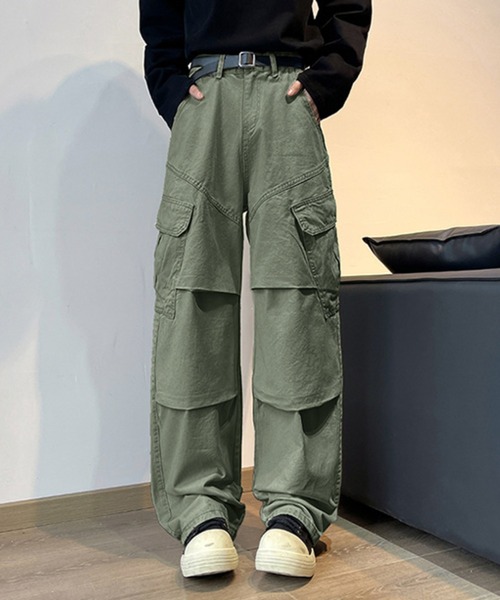 link lot(リンクロット)の「カラーカーゴパンツ(カーゴパンツ・メンズ・カーキ/ブラウン/ブラック・M/L)」の3枚目の写真