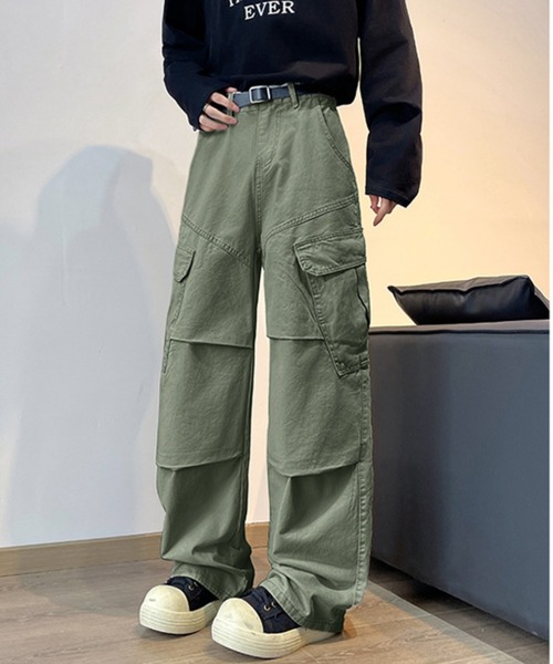 link lot(リンクロット)の「カラーカーゴパンツ(カーゴパンツ・メンズ・カーキ/ブラウン/ブラック・M/L)」の10枚目の写真
