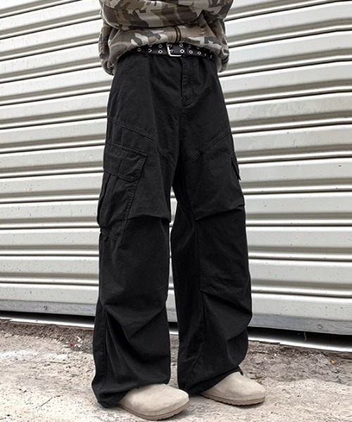 link lot(リンクロット)の「カラーカーゴパンツ(カーゴパンツ・メンズ・カーキ/ブラウン/ブラック・M/L)」の6枚目の写真