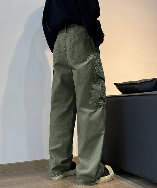 link lot(リンクロット)の「カラーカーゴパンツ(カーゴパンツ・メンズ・カーキ/ブラウン/ブラック・M/L)」の9枚目の写真