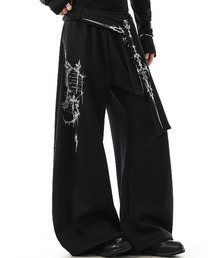 ARULE（アルール）の「A'GEM/9 × .kom 『ARULE/アルール』 Tribal Graphic Balloon Sweatpants/トライバルグラフィックバルーンスウェットパンツ（スウェットパンツ）」