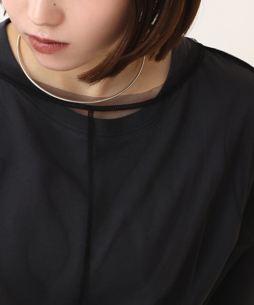 Lilas(リラ)の「【SAMH by LILAS】サークルチョーカー SV(ネックレス・レディース・シルバー・FREE)」の8枚目の写真