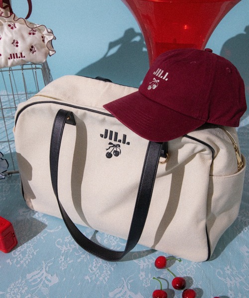 JILL by JILL STUART(ジルバイジルスチュアート)の「<cherryシリーズ>トラベルボストンバッグ(ボストンバッグ・レディース・ネイビー/ピンク/ホワイト・FREE)」の2枚目の写真