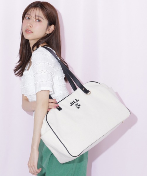 JILL by JILL STUART(ジルバイジルスチュアート)の「<cherryシリーズ>トラベルボストンバッグ(ボストンバッグ・レディース・ネイビー/ピンク/ホワイト・FREE)」の8枚目の写真