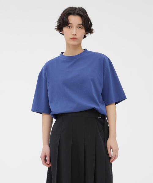 LIGHT DENSE COTTON JERSEY TOP（Tシャツ/カットソー）｜MARGARET