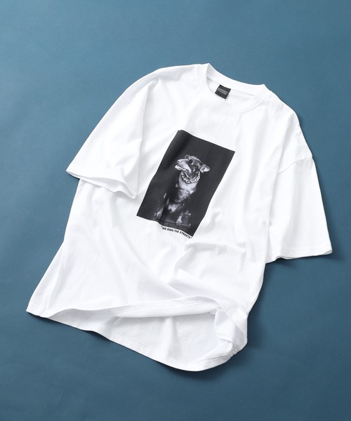 FUNALIVE(ファンアライブ)の「転写プリントTシャツ 半袖(Tシャツ/カットソー・メンズ・ホワイト系6/ホワイト系7/ホワイト系8/ホワイト系3/ホワイト系5/ホワイト系1/ホワイト系2/ホワイト系4/ホワイト系その他/ホワイト系その他2/ホワイト系その他4/ホワイト系その他3・S/M/L/XL)」の7枚目の写真