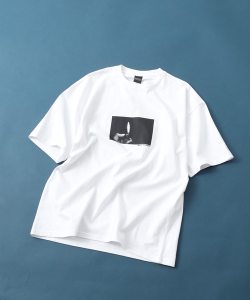 FUNALIVE(ファンアライブ)の「転写プリントTシャツ 半袖(Tシャツ/カットソー・メンズ・ホワイト系6/ホワイト系7/ホワイト系8/ホワイト系3/ホワイト系5/ホワイト系1/ホワイト系2/ホワイト系4/ホワイト系その他/ホワイト系その他2/ホワイト系その他4/ホワイト系その他3・S/M/L/XL)」の9枚目の写真