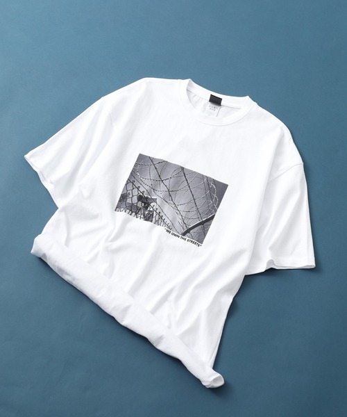 FUNALIVE(ファンアライブ)の「転写プリントTシャツ 半袖(Tシャツ/カットソー・メンズ・ホワイト系6/ホワイト系7/ホワイト系8/ホワイト系3/ホワイト系5/ホワイト系1/ホワイト系2/ホワイト系4/ホワイト系その他/ホワイト系その他2/ホワイト系その他4/ホワイト系その他3・S/M/L/XL)」の12枚目の写真