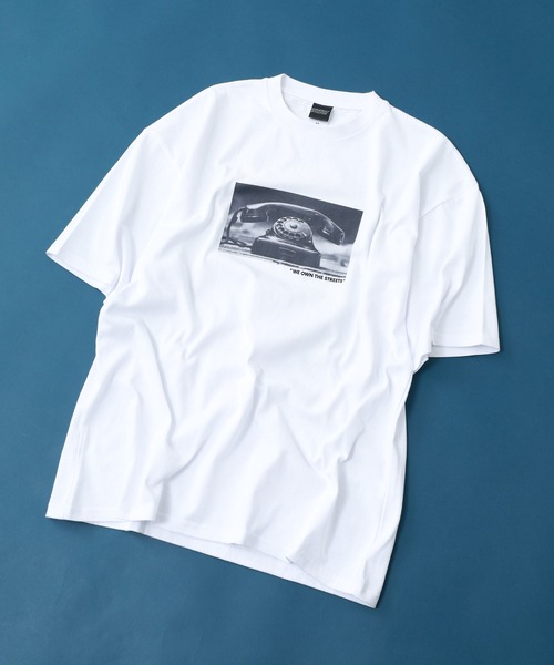 FUNALIVE(ファンアライブ)の「転写プリントTシャツ 半袖(Tシャツ/カットソー・メンズ・ホワイト系6/ホワイト系7/ホワイト系8/ホワイト系3/ホワイト系5/ホワイト系1/ホワイト系2/ホワイト系4/ホワイト系その他/ホワイト系その他2/ホワイト系その他4/ホワイト系その他3・S/M/L/XL)」の5枚目の写真