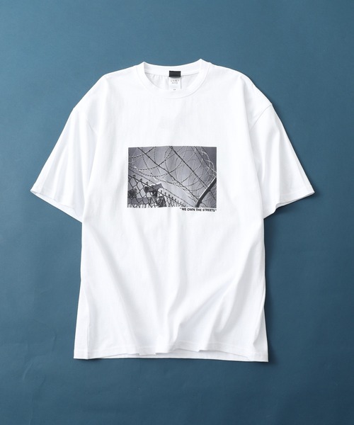 FUNALIVE(ファンアライブ)の「転写プリントTシャツ 半袖(Tシャツ/カットソー・メンズ・ホワイト系6/ホワイト系7/ホワイト系8/ホワイト系3/ホワイト系5/ホワイト系1/ホワイト系2/ホワイト系4/ホワイト系その他/ホワイト系その他2/ホワイト系その他4/ホワイト系その他3・S/M/L/XL)」の19枚目の写真