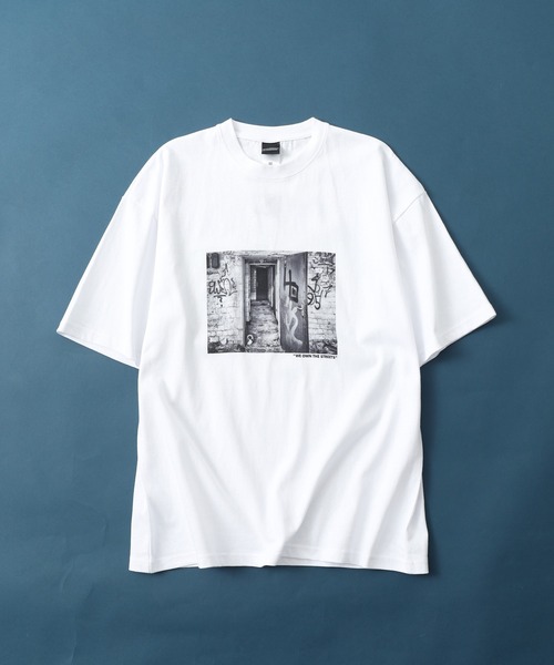 FUNALIVE(ファンアライブ)の「転写プリントTシャツ 半袖(Tシャツ/カットソー・メンズ・ホワイト系6/ホワイト系7/ホワイト系8/ホワイト系3/ホワイト系5/ホワイト系1/ホワイト系2/ホワイト系4/ホワイト系その他/ホワイト系その他2/ホワイト系その他4/ホワイト系その他3・S/M/L/XL)」の13枚目の写真