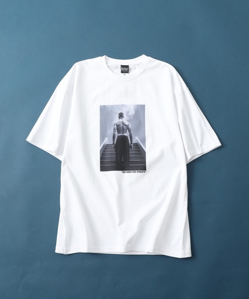 FUNALIVE(ファンアライブ)の「転写プリントTシャツ 半袖(Tシャツ/カットソー・メンズ・ホワイト系6/ホワイト系7/ホワイト系8/ホワイト系3/ホワイト系5/ホワイト系1/ホワイト系2/ホワイト系4/ホワイト系その他/ホワイト系その他2/ホワイト系その他4/ホワイト系その他3・S/M/L/XL)」の21枚目の写真