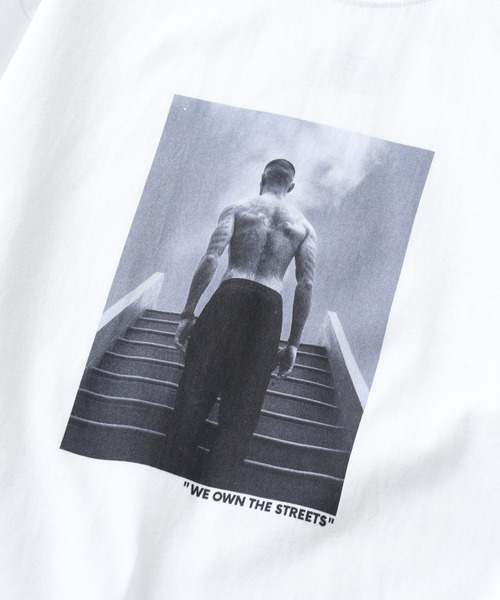 FUNALIVE(ファンアライブ)の「転写プリントTシャツ 半袖(Tシャツ/カットソー・メンズ・ホワイト系6/ホワイト系7/ホワイト系8/ホワイト系3/ホワイト系5/ホワイト系1/ホワイト系2/ホワイト系4/ホワイト系その他/ホワイト系その他2/ホワイト系その他4/ホワイト系その他3・S/M/L/XL)」の20枚目の写真