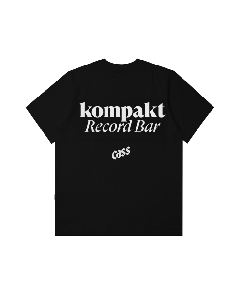 Kompakt Record Bar(コンパクトレコードバー)の「KRB x CASS T-shirt - Black(Tシャツ/カットソー・メンズ・その他・LARGE/X-LARGE/XX-LARGE)」の1枚目の写真