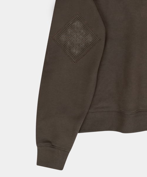 SLOWACID（スローアシッド）の「ワッフルロゴパッチフードパーカー[モカ]（パーカー・レディース・その他・X-LARGE/SMALL/MEDIUM/LARGE）」の4枚目の写真