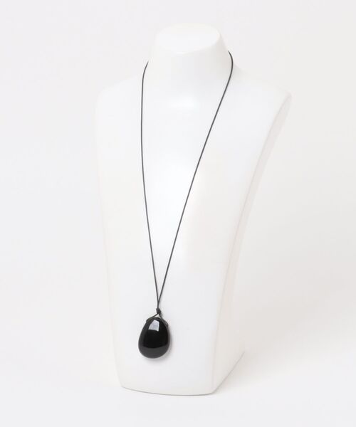 Didot.showroom（ディドット ショールーム）の「ストーンモチーフネックレス（ACC 003）（ネックレス・レディース・ブラウン/アイボリー/ブラック・FREE）」の4枚目の写真