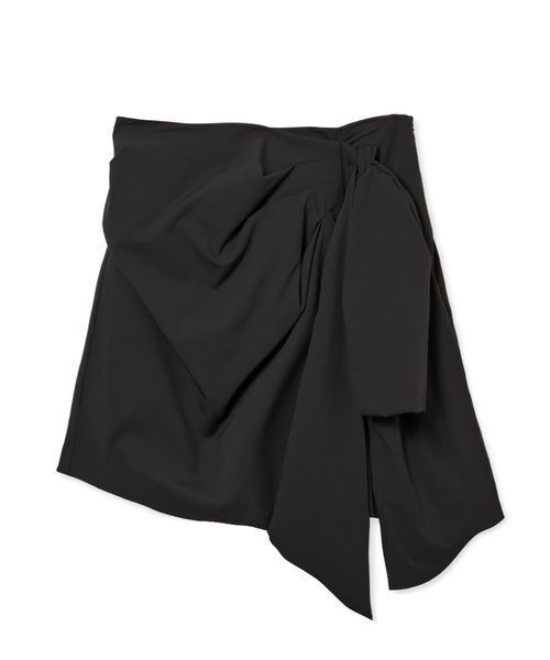 FRAY I.D（フレイアイディー）の「ボリュームリボンスカショーパン（その他パンツ・レディース・ブラック/カーキ/グレー・0/1）」の3枚目の写真