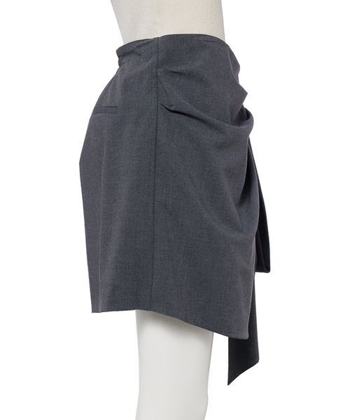 FRAY I.D（フレイアイディー）の「ボリュームリボンスカショーパン（その他パンツ・レディース・ブラック/カーキ/グレー・0/1）」の10枚目の写真