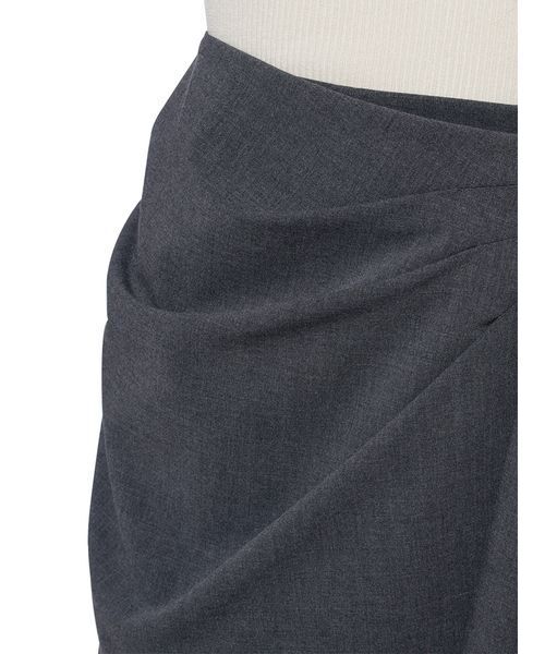 FRAY I.D（フレイアイディー）の「ボリュームリボンスカショーパン（その他パンツ・レディース・ブラック/カーキ/グレー・0/1）」の9枚目の写真