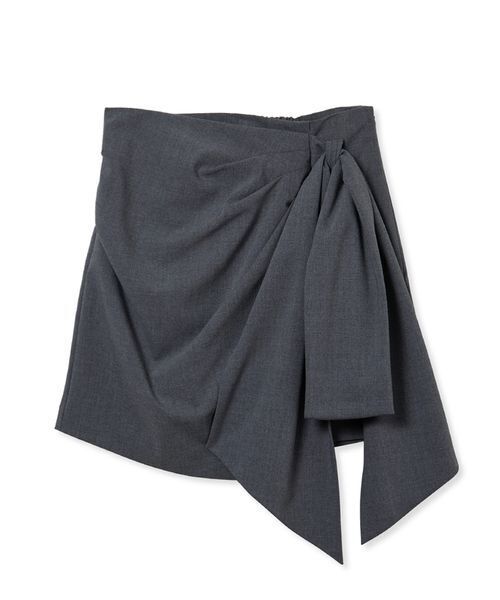 FRAY I.D（フレイアイディー）の「ボリュームリボンスカショーパン（その他パンツ・レディース・ブラック/カーキ/グレー・0/1）」の14枚目の写真