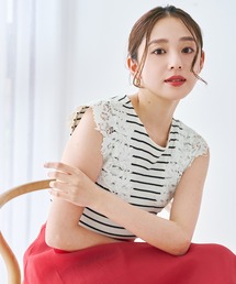 2026春夏新作 レーストリミングカットソー