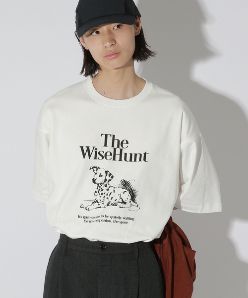 LAKOLE(ラコレ)の「アニマルグラフィックスムースT / 669287(Tシャツ/カットソー・メンズ・ブラック/ホワイト/サックスブルー・LARGE/MEDIUM)」の1枚目の写真
