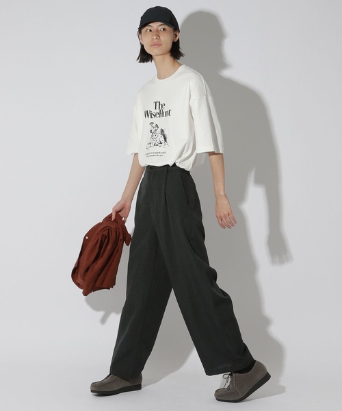 LAKOLE(ラコレ)の「アニマルグラフィックスムースT / 669287(Tシャツ/カットソー・メンズ・ブラック/ホワイト/サックスブルー・LARGE/MEDIUM)」の5枚目の写真