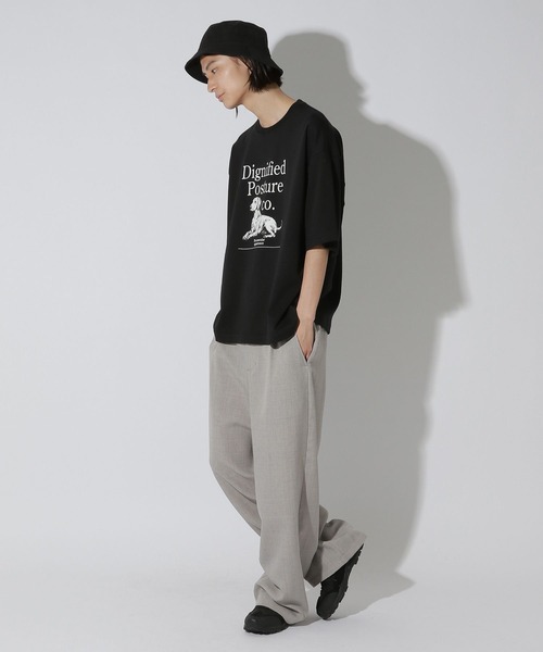 LAKOLE(ラコレ)の「アニマルグラフィックスムースT / 669287(Tシャツ/カットソー・メンズ・ブラック/ホワイト/サックスブルー・LARGE/MEDIUM)」の6枚目の写真